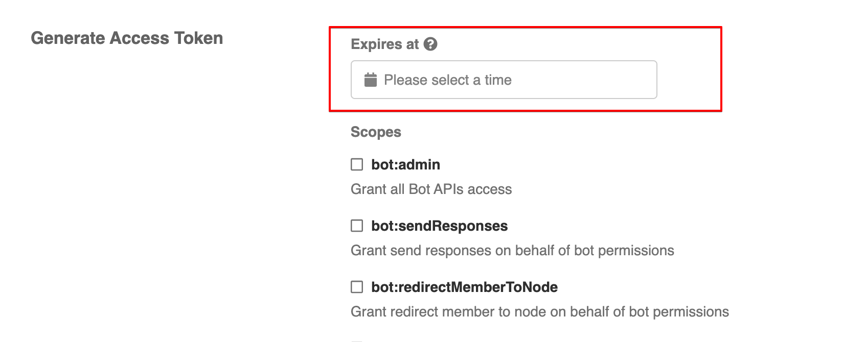 Access Token WOZTELL Platform Documentation
