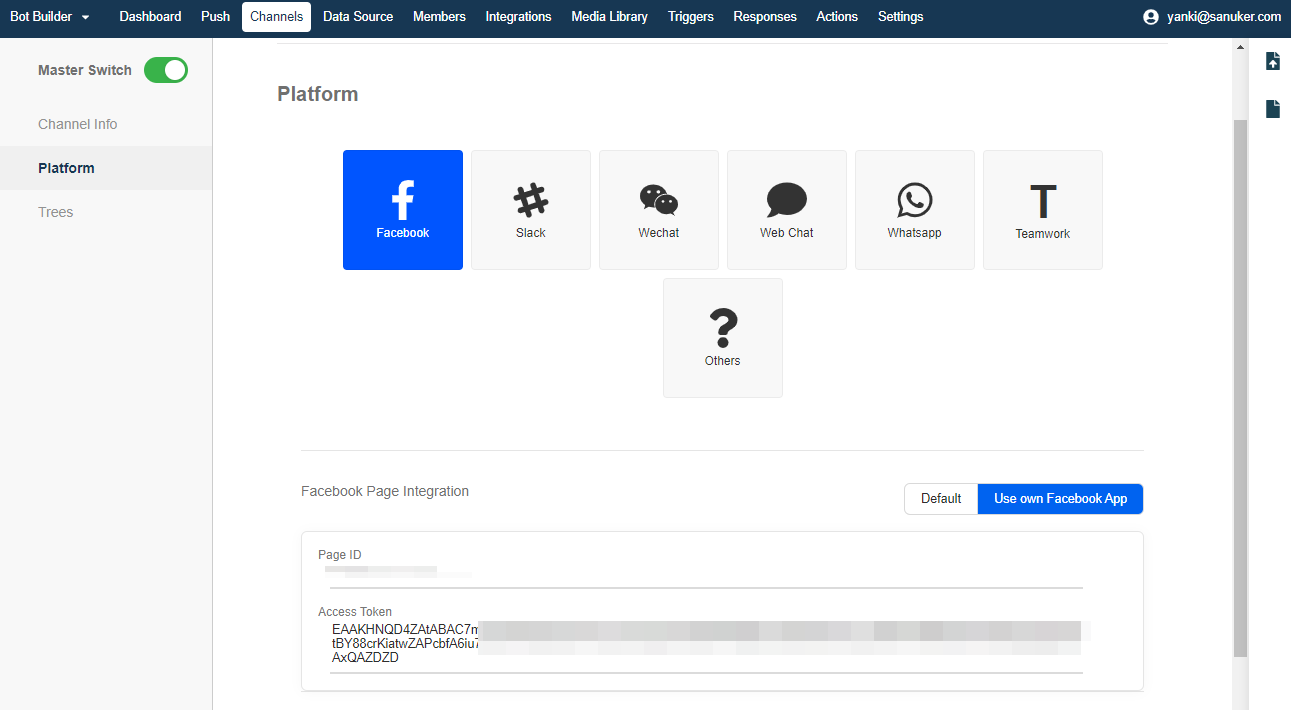 Access Facebook user profile data with FB Login - Opentracker